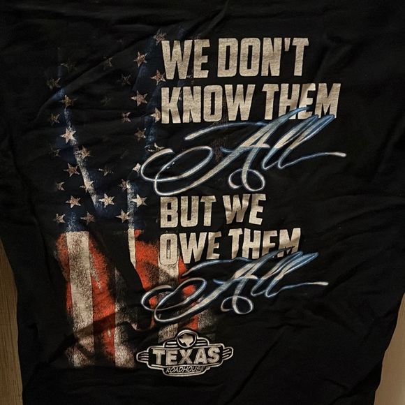 Tops Texas Roadhouse Uniform Tee Veterans Day Poshmark
